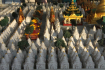 The Stupas Arranged Around The Pagoda.