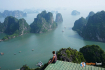 View Over Halong Bay From Bai Tho Mountain