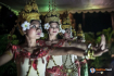 Sacred And Interesting Atmosphere In An Apsara Performance