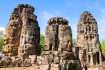 Faces Of Bayon Temple In Angkor Thom