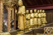 Series Praying Golden Buddhas Inside The Nga Phe Kyaung Monastery