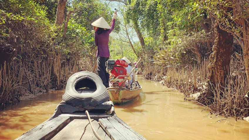 Boat trip in Mekong delta