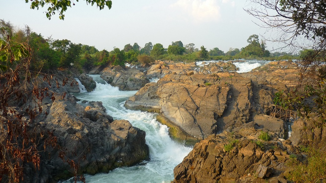 Beautiful Rapids In Si Phan Don