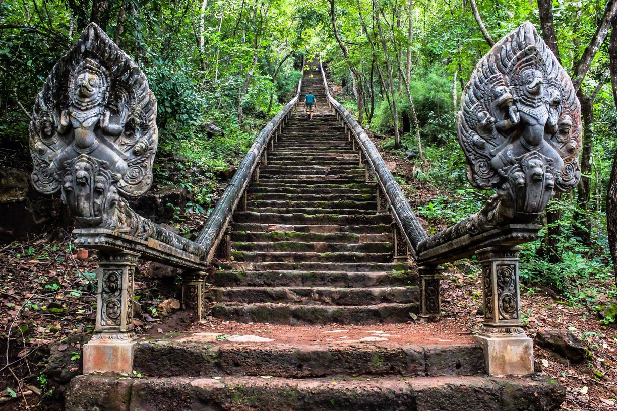 Stairs in Wat Banan Temple