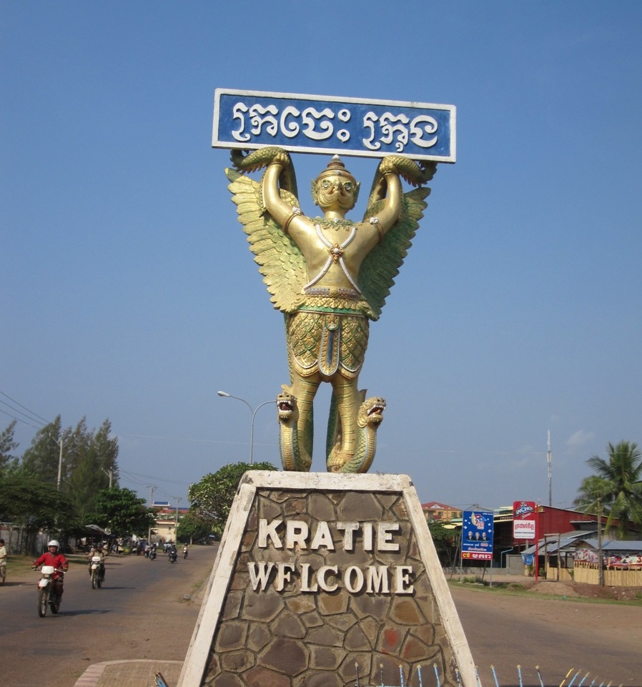 Kratie town of Cambodia