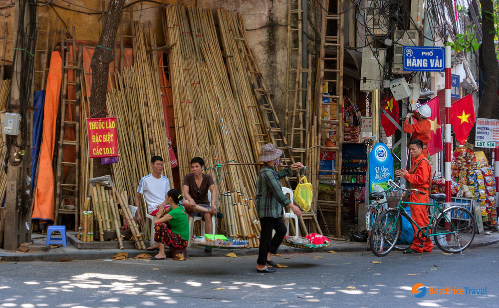 Hanoi Old quarter is ideal places for first-time travel to Vietnam