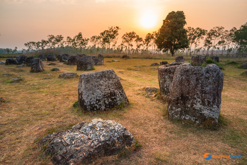  Explore the safe sites at the Plain of Jars