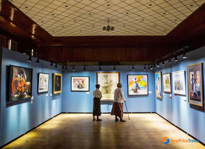 art exhibition at the National Museum of Myanmar
