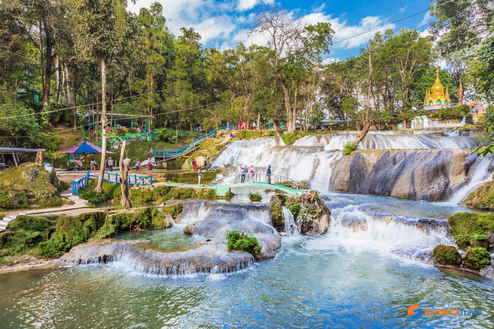 Pwe Gauk Waterfall in the Maymyo Nature Reserve