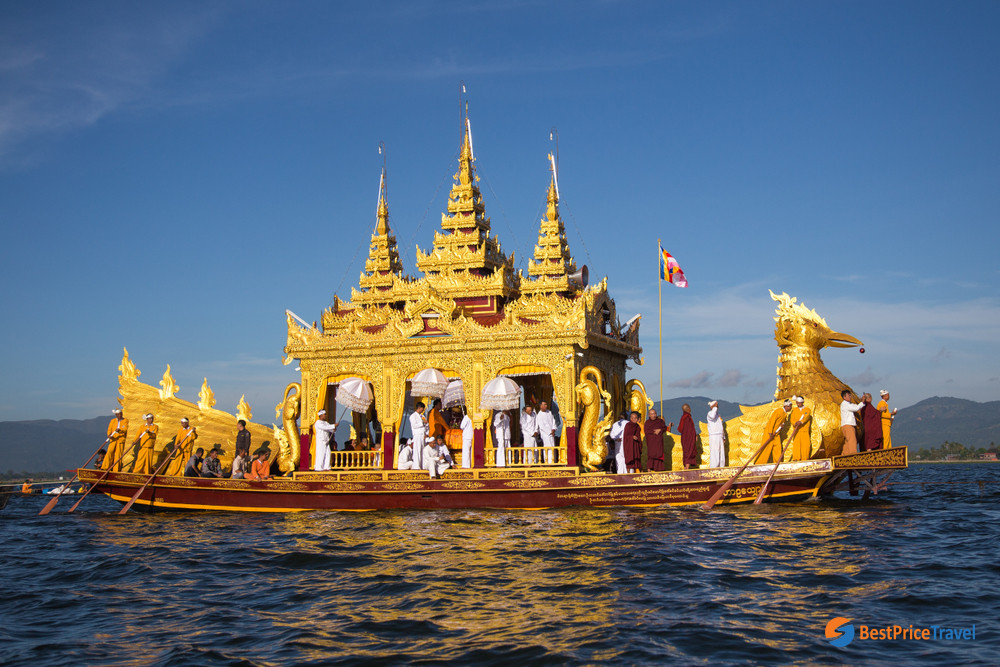 The Phaungdaw Oo Pagoda Festival