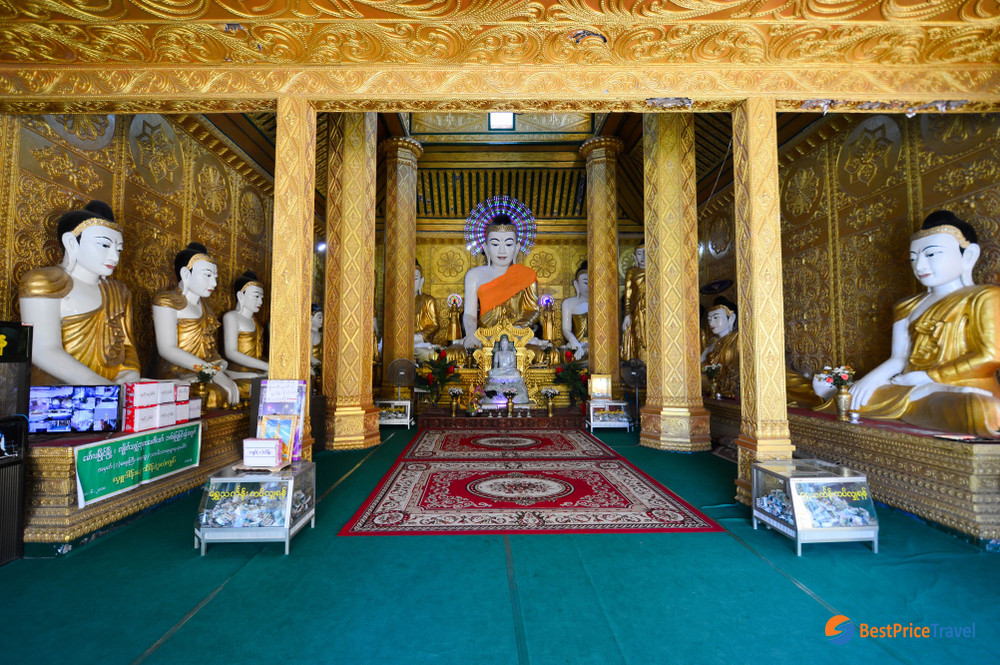 Buddha Statues In The Main Shrine
