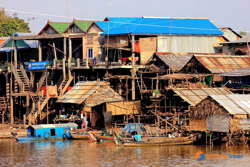 Floating villages in Kampong Chhnang