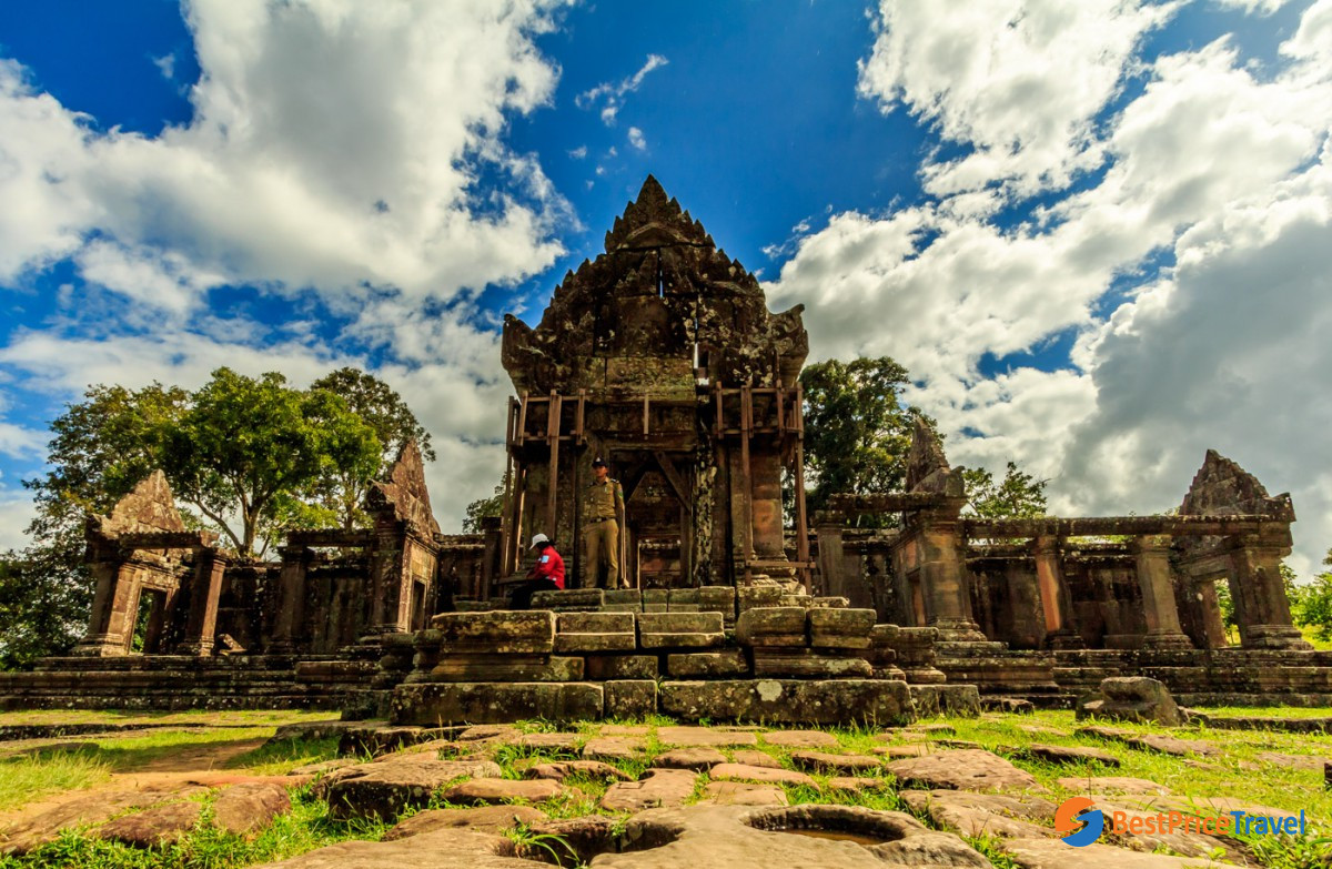 The ruin temple of Preah Vihear