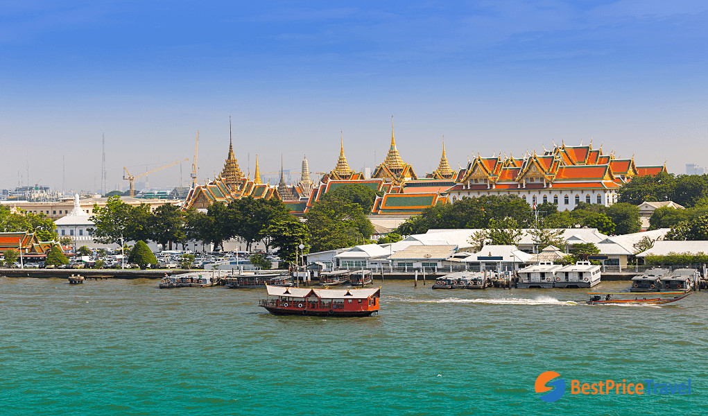 Take a boat ride along Chao Phraya River