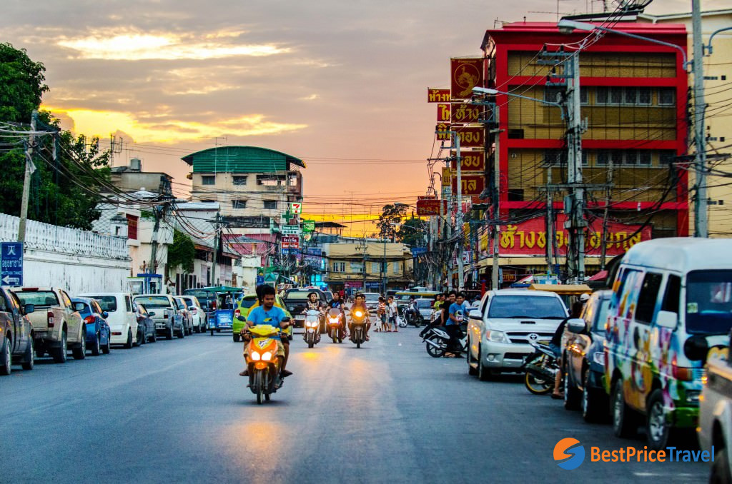 The street of Ayutthaya