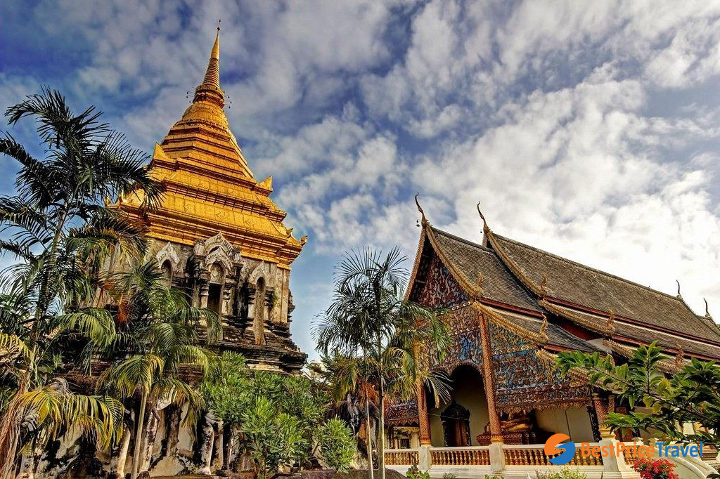The stupa of Wat Chiang Man