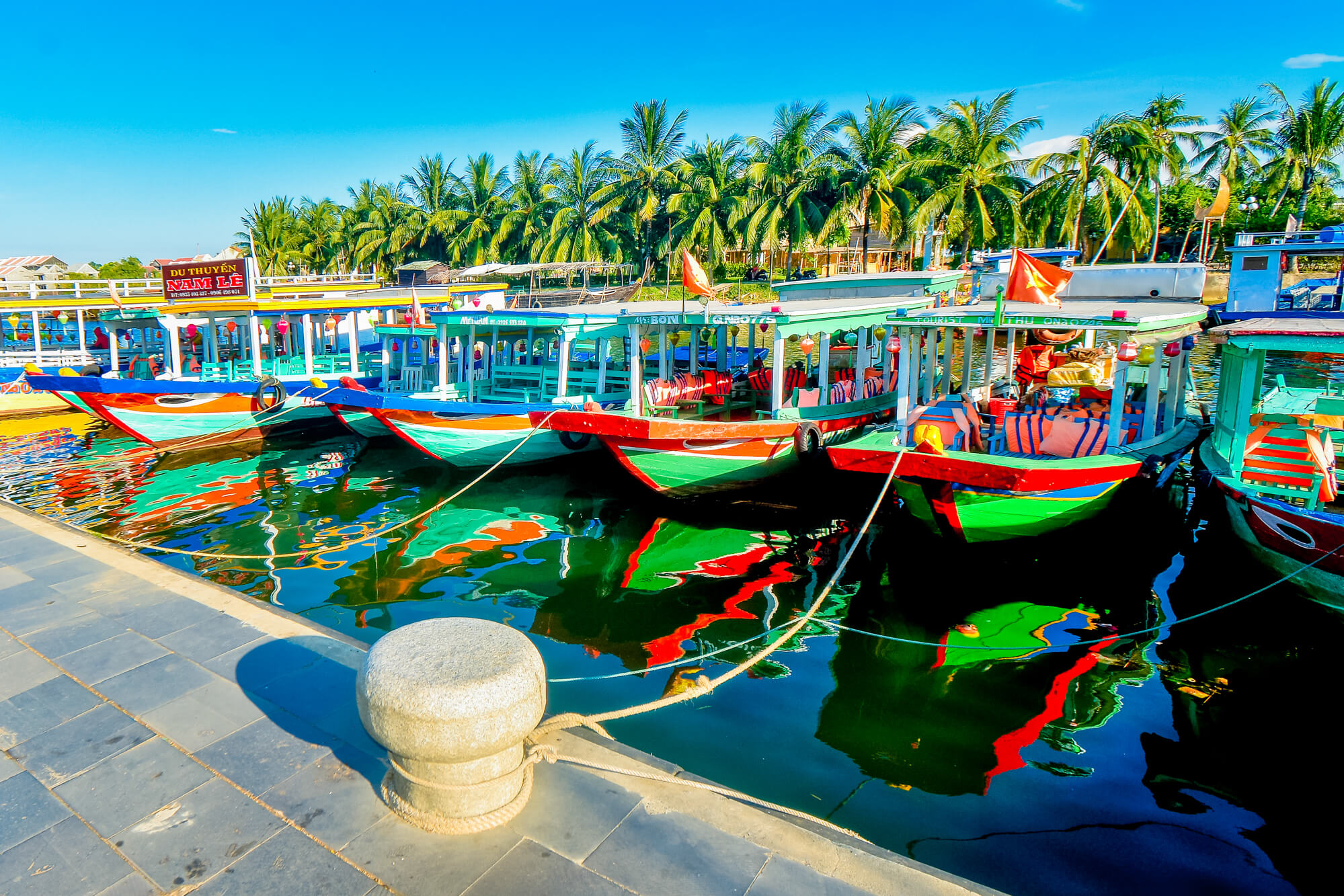 Boat Dock in Hoi An Town