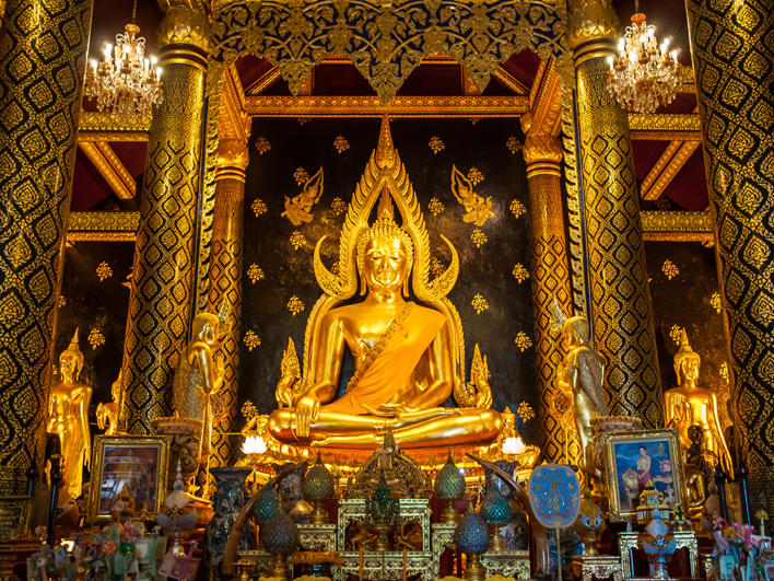 Gold-plated Buddha Image