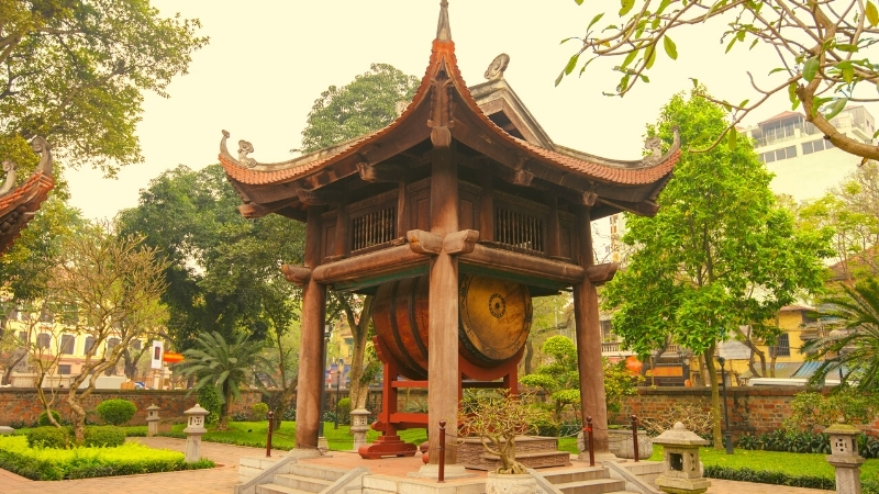 Drum Tower In The Temple Of Literature