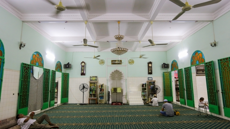 Inside Saigon Central Mosque