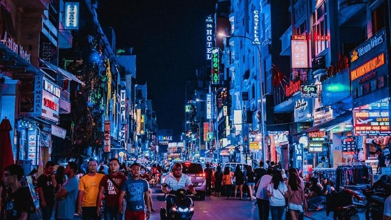 Saigon walking street