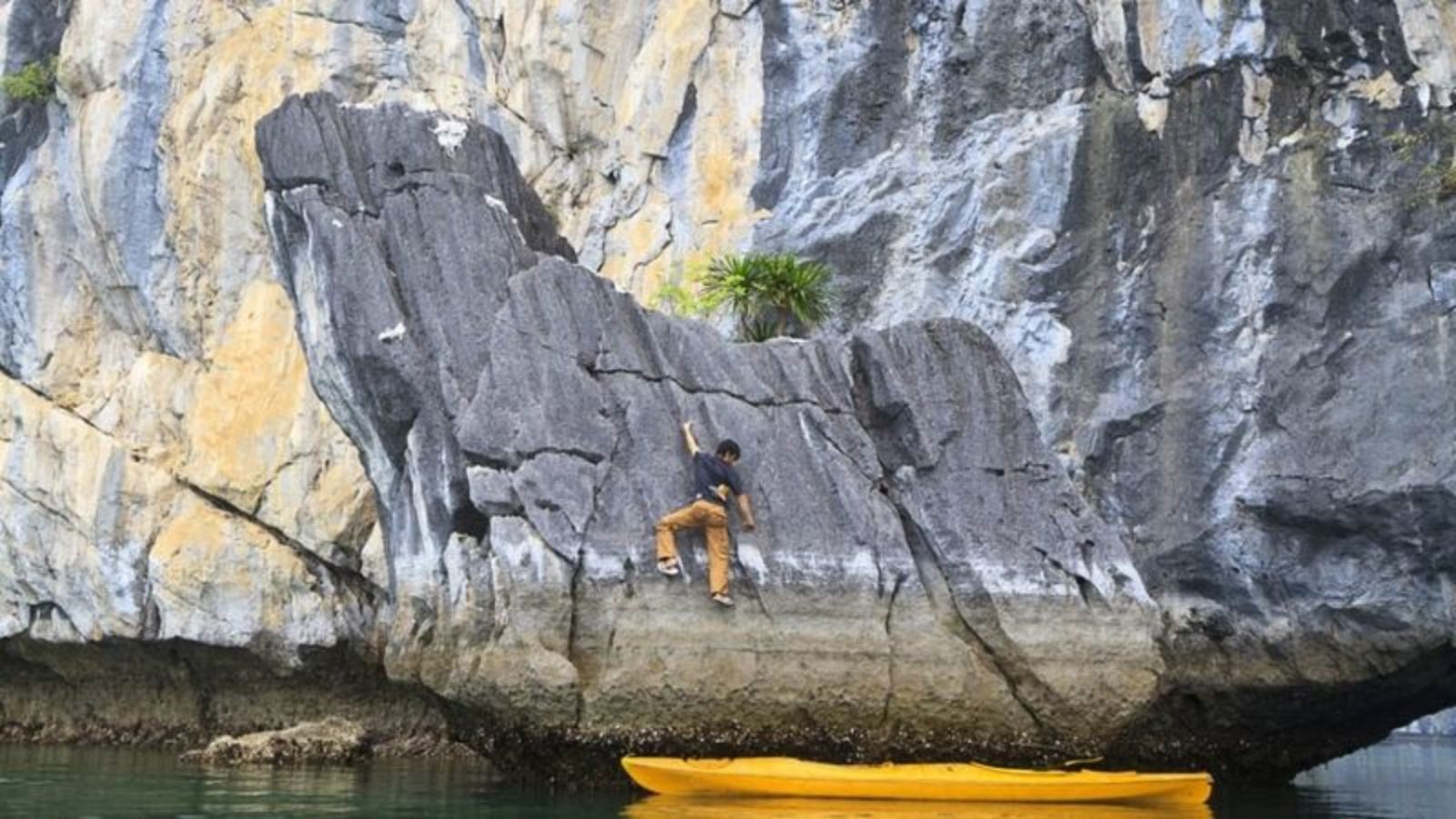 Rock Climbing in Halong
