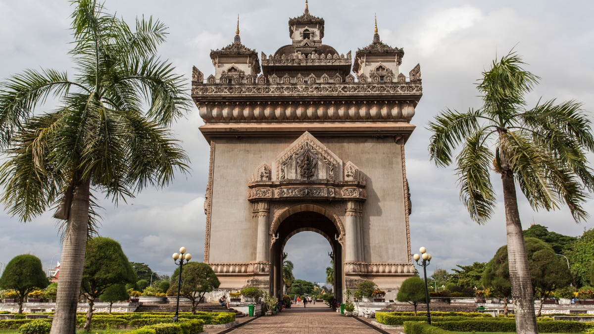 Patuxai Is Constructed To Honor French Independence Soldiers