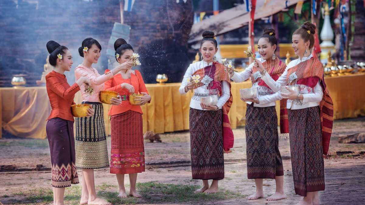 Outfits Are One Of The Most Colorful And Outstanding Laos' Traditions