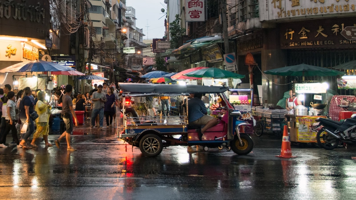 Bangkok On A Rainy Day