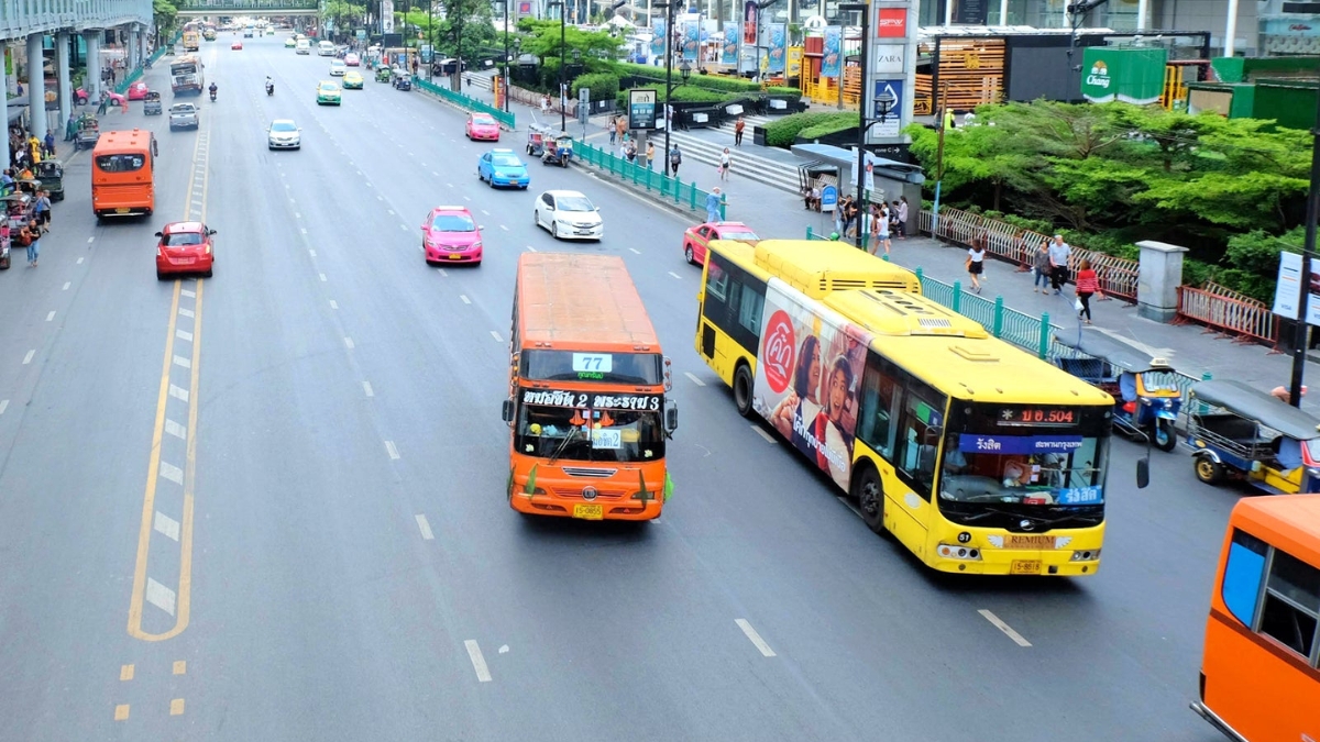 Local Buses In Bangkok
