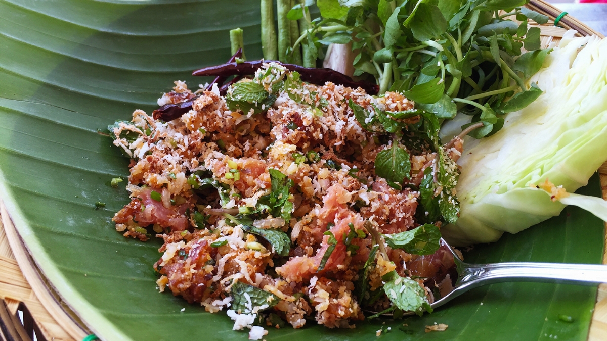 The Crispy Rice Salad Nam Khao