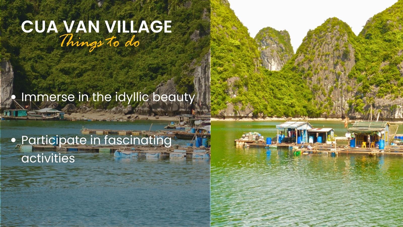 Things to do at Cua Van Floating Village