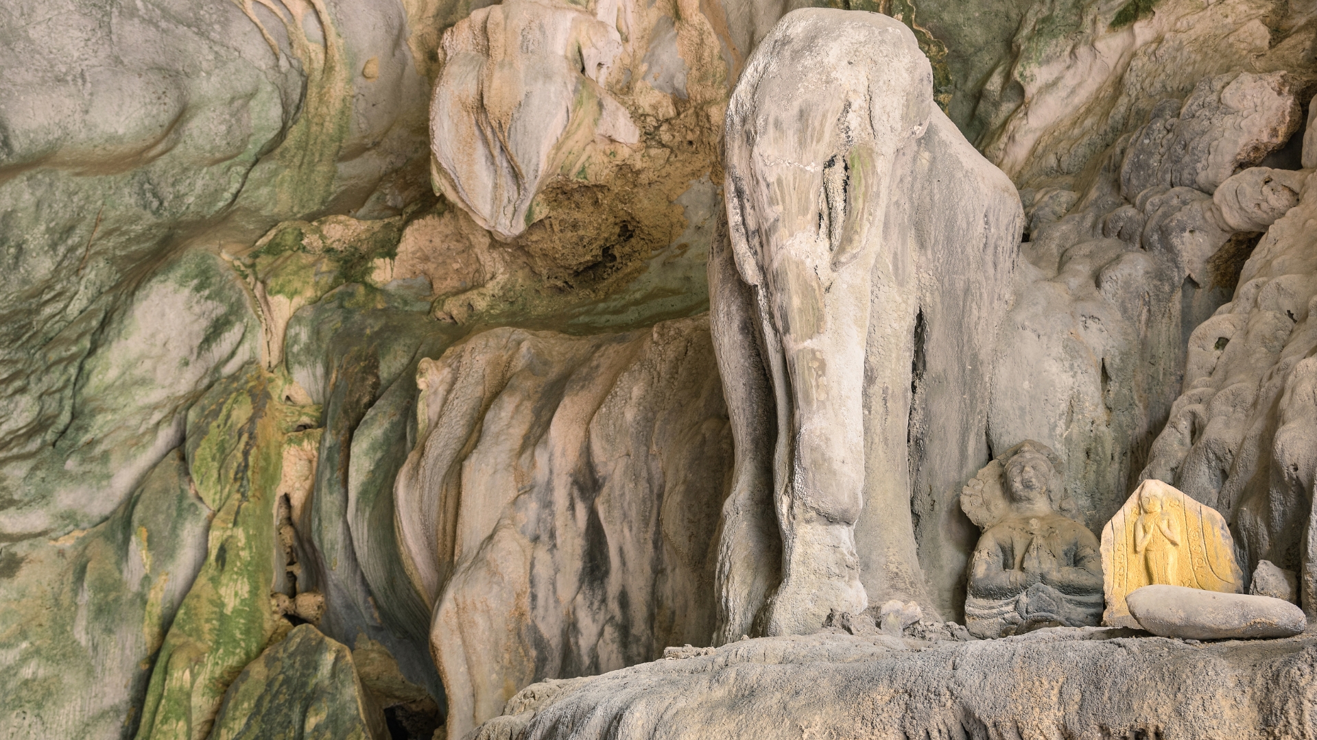 Detail Of Rock Formation Which Gives The Name To Elephant Cave