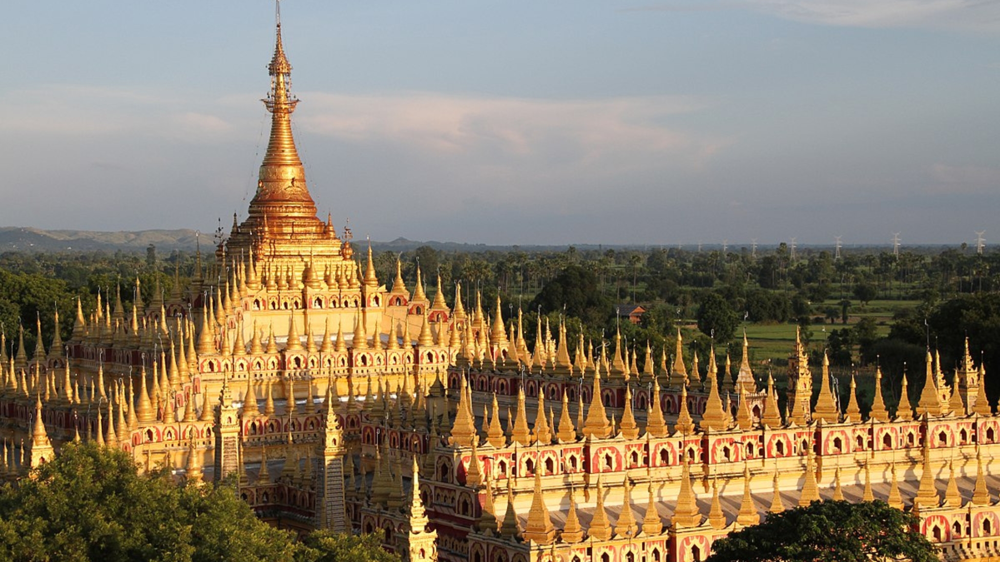 Marvel At The Golden Splendor Of Thanboddhay Pagoda