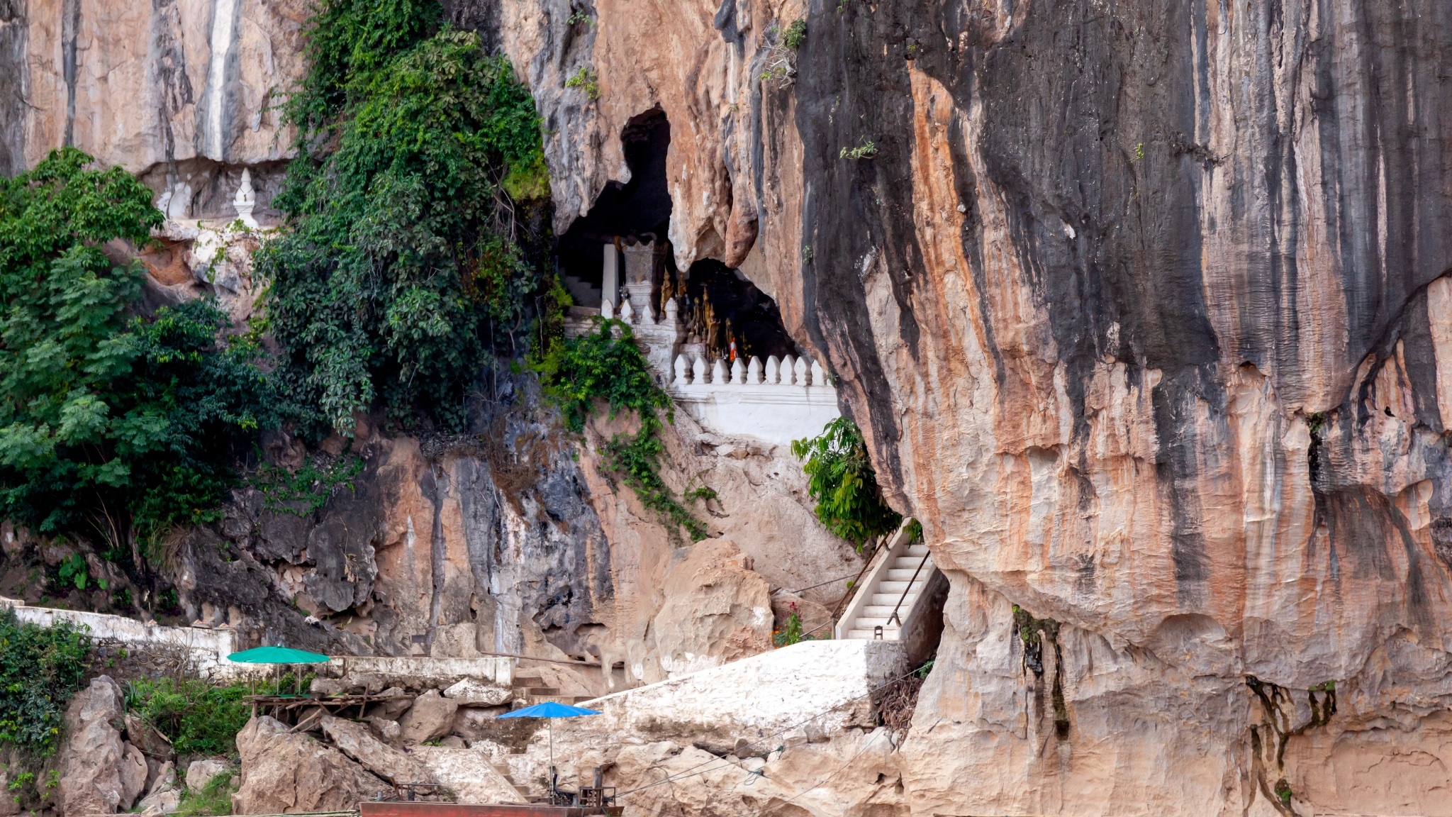 Pak Ou Cave From Outside