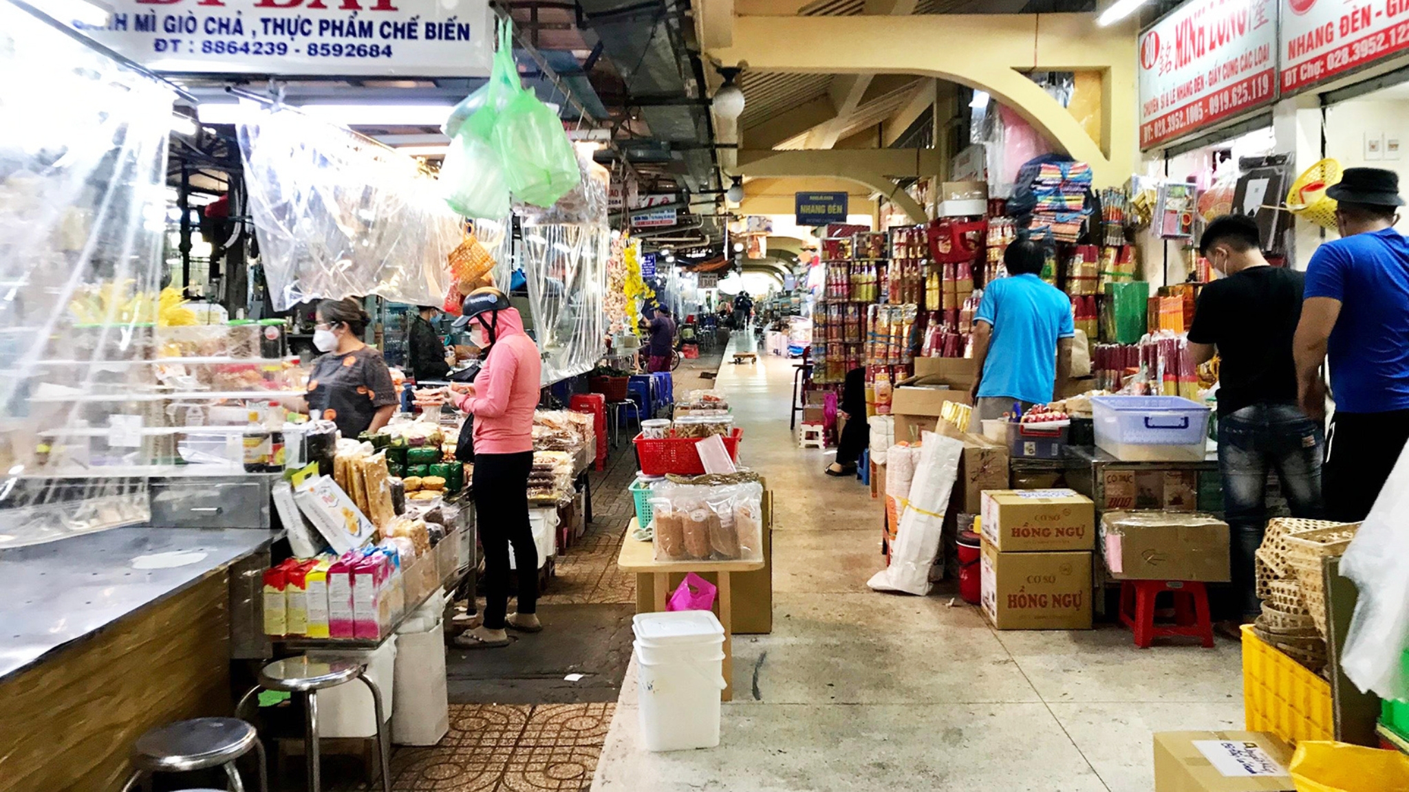 Stalls Inside The Market