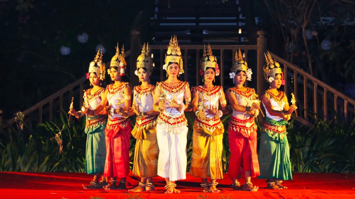 Apsara Dance A Traditional Dance Of Khmer People