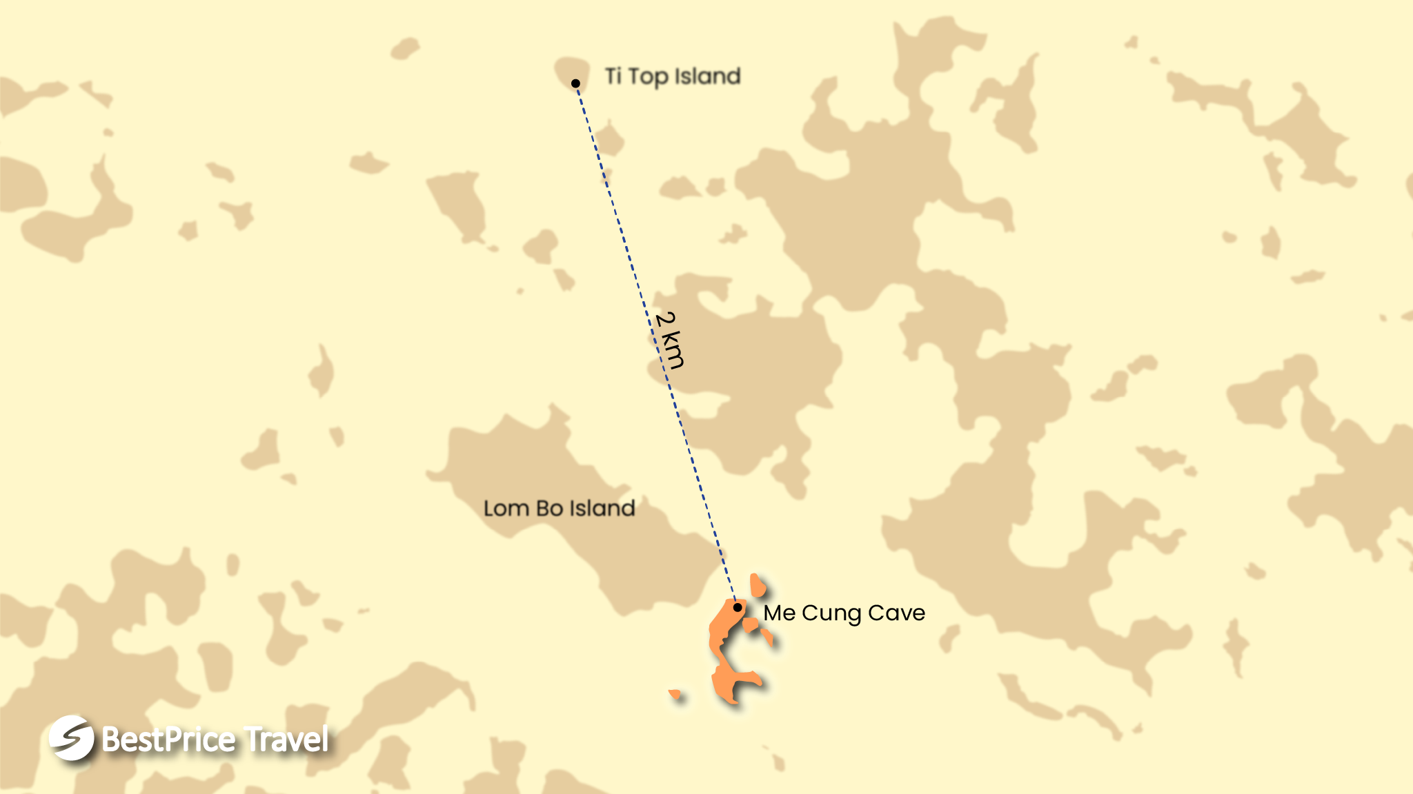 Me Cung Cave location