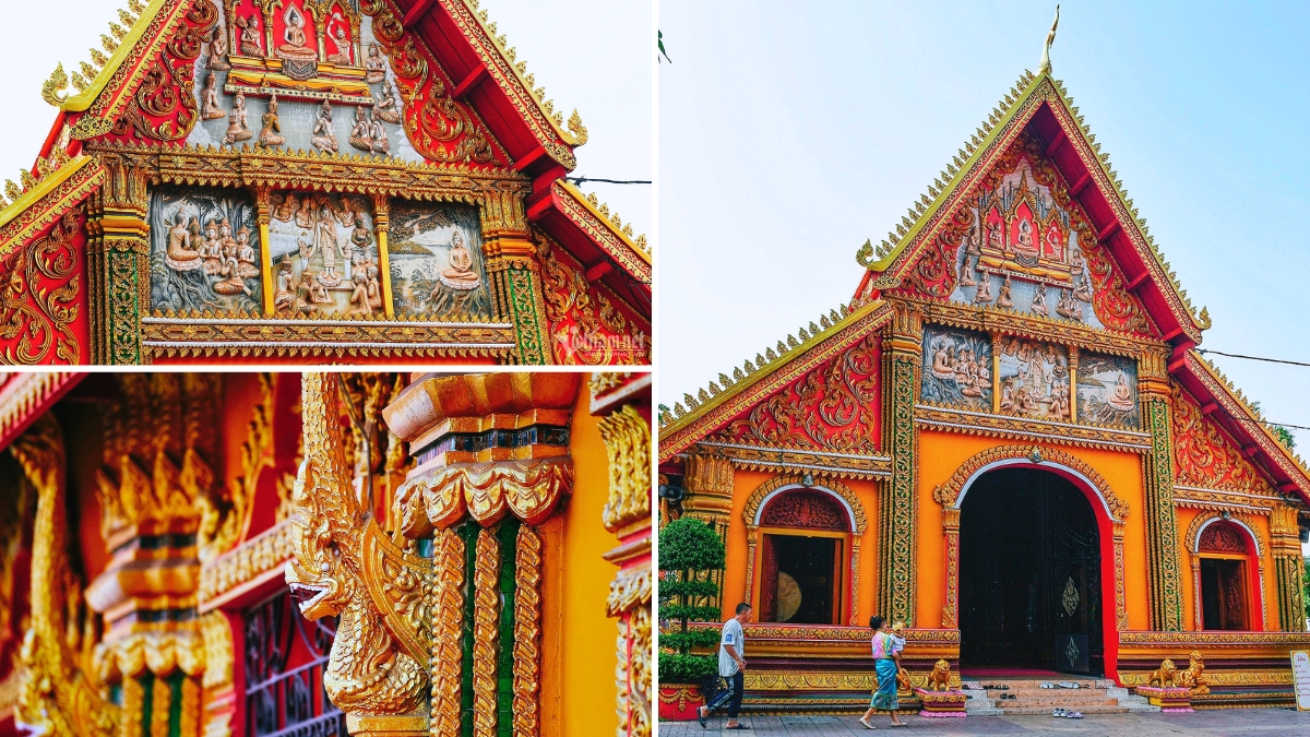 The Intricate Architecture Of Wat Si Muang (Image Vietnamnet)