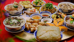Vietnam Tradional Food for Tet Holiday (Lunar New Year)