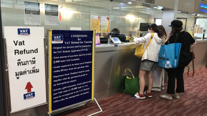 How to get a tax refund after shopping in Thailand?