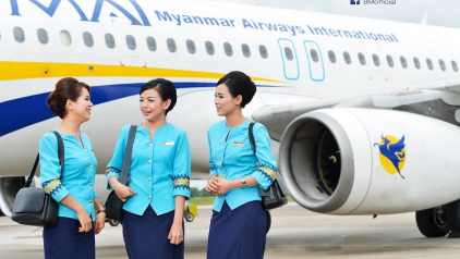 Average air-fares for domestic flights in Myanmar