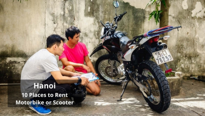 10 Best Places to Rent Motorbike or Scooter in Hanoi