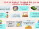 Top 10 Great Things to Do in South Vietnam