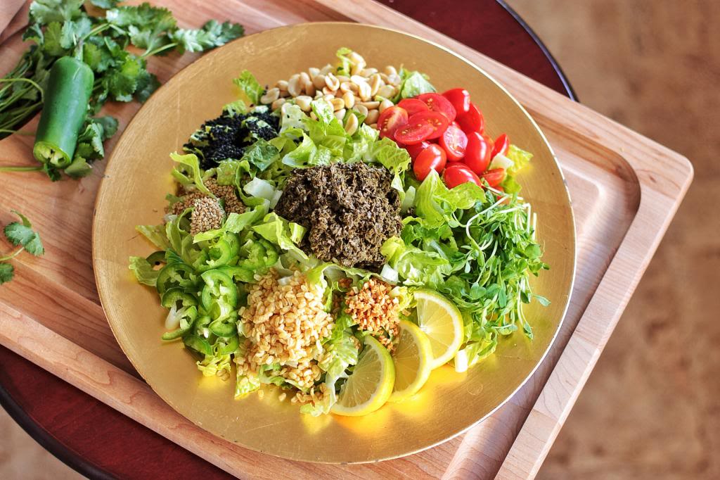 Laphet - Burmese Tea leaf salad