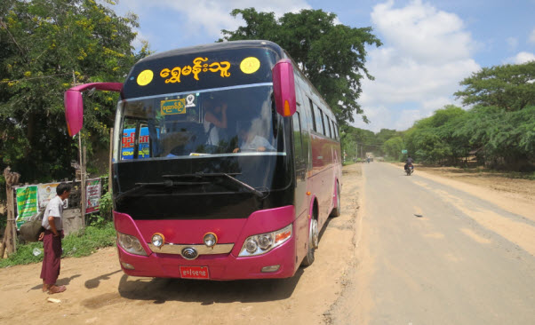 Bus to Bagan