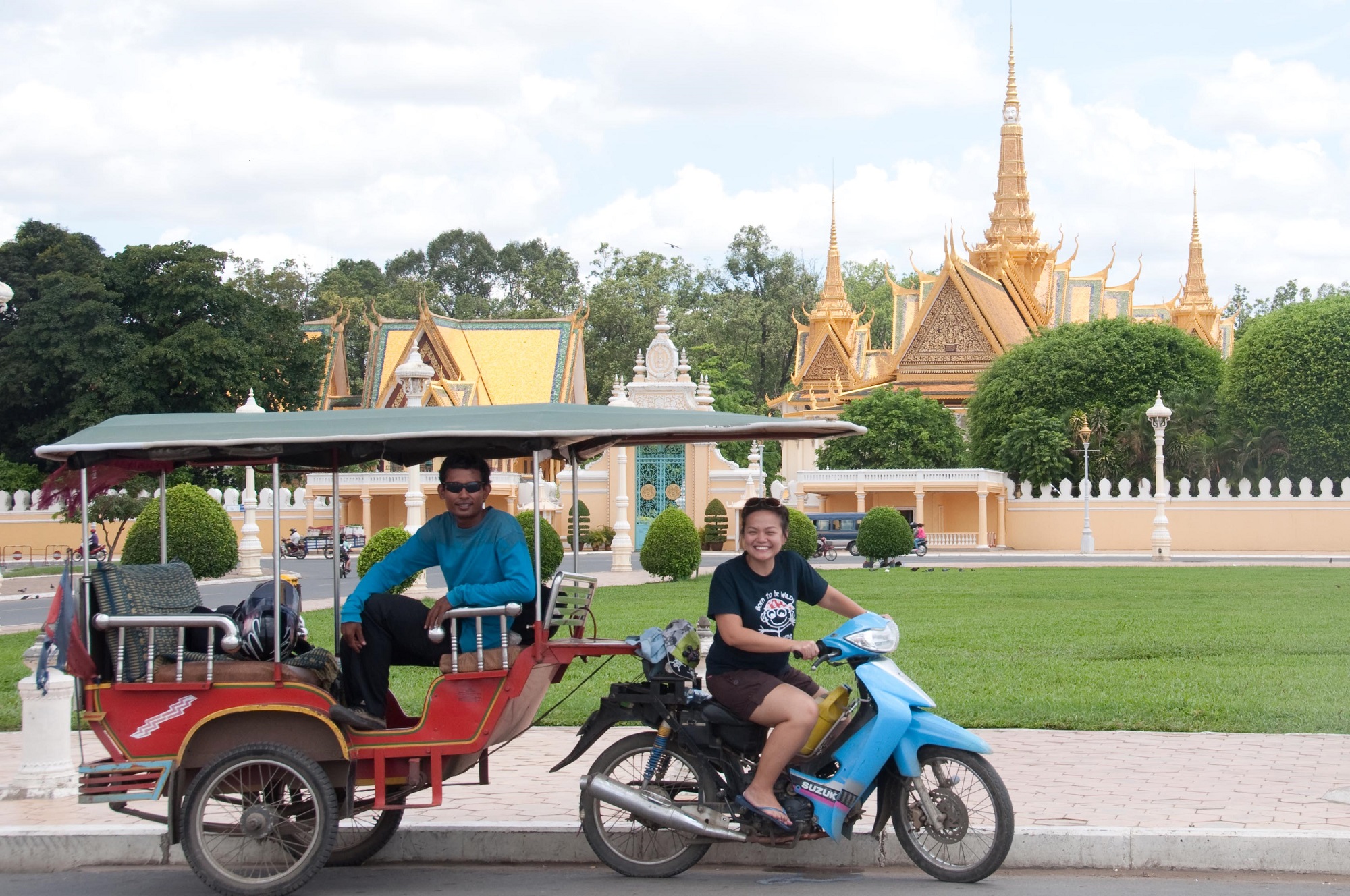 Tuk tuk in Cambodia