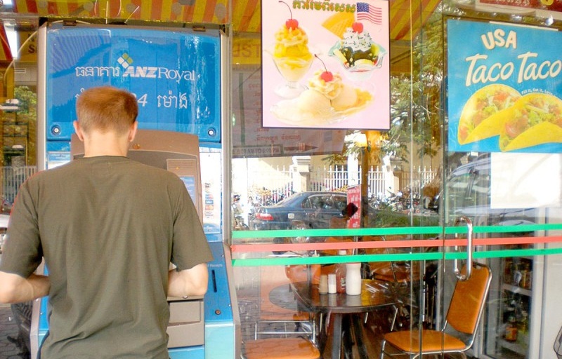 ATM in Phnom Penh