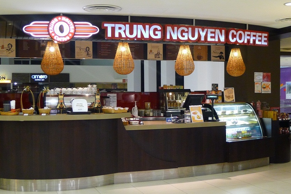 Trung Nguyen Coffee in Ho Chi Minh city