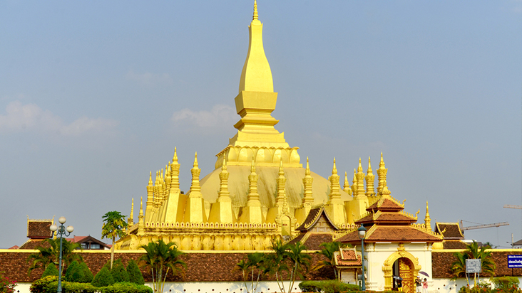 Pha That Luang in Vientiane